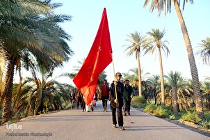 Arbaeen 2023: Masu ziyara  Suna yin tattaki zuwa Karbala