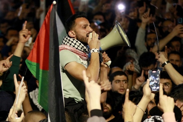 Zanga-zangar al'ummar Jordan na nuna goyon bayan Falasdinu