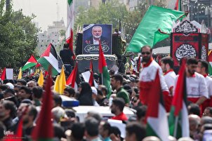 Taron Jana'izar Shahid Ismail Haniyeh a birnin Tehran