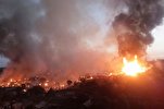 बांग्लादेश में रोहिंग्या मुस्लिम कैंप में लगी आग