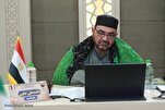 इजिप्ट के क़ारी ने ईरान और रेजिस्टेंस के बचाव में एक आर्टिस्टिक काम बनाने का वादा किया