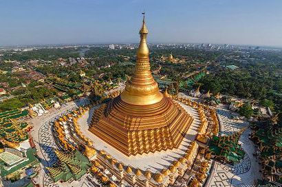 Pembangunan Pagoda Buddha dekat Gereja dan Masjid Myanmar!