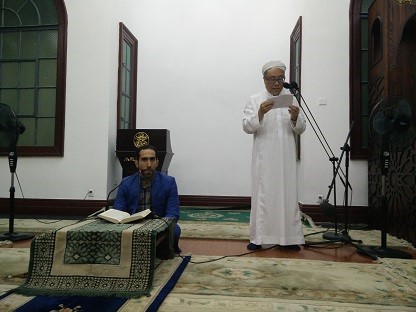 Sambutan atas Tilawah Beigi di Masjid Shanghai