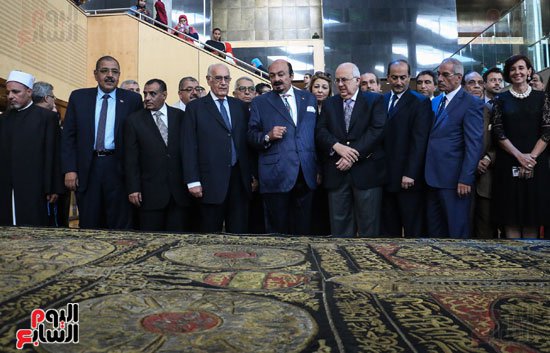 Kiswah Ka’bah Ditempatkan di Perpustakaan Alexandria