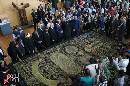 Kiswah Ka’bah Ditempatkan di Perpustakaan Alexandria