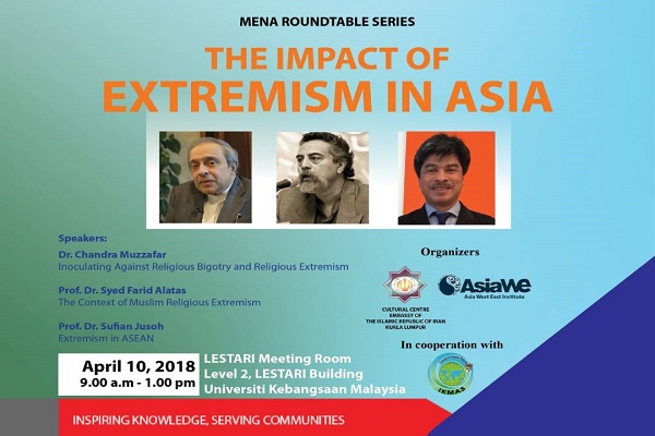 Seminar “Ekstremisme Agama di Kawasan Asia” di Malaysia