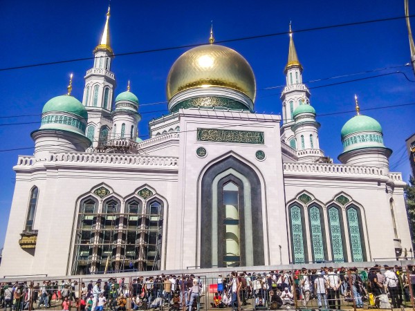 Penyimpanan Alquran Perak di Masjid Agung Moskow