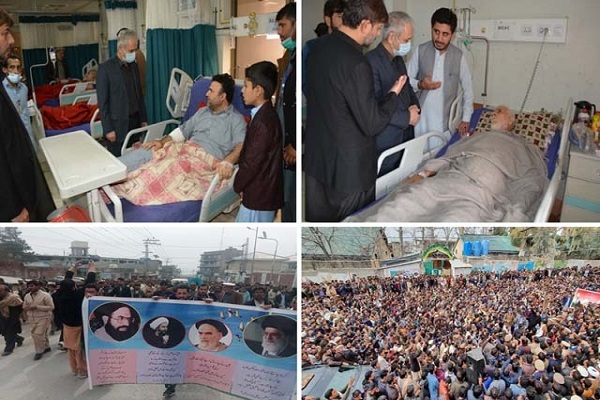 Ungkapan Simpati Perwakilan Iran dengan Keluarga Para Syuhada Masjid Peshawar