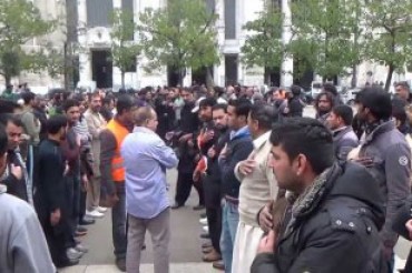 Marcia nel giorno di Ashura a Milano