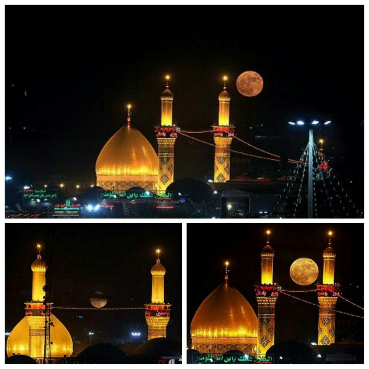 La superluna sul Santuario della La superluna sul Santuario della