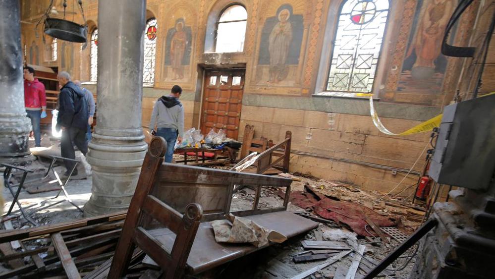 Esplosione al Cairo all’interno della cattedrale copta