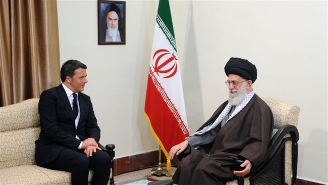Premier italiano Renzi incontra Guida Suprema Premier italiano Renzi incontra Guida Suprema