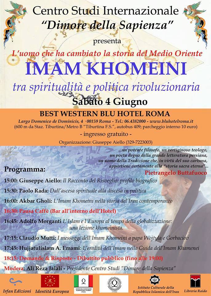 Conferenza sull'Imam Khomeini in Italia