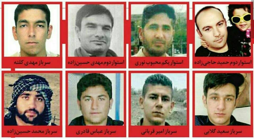 Iran - 8 guardie di frontiera iraniane sono diventate martiri