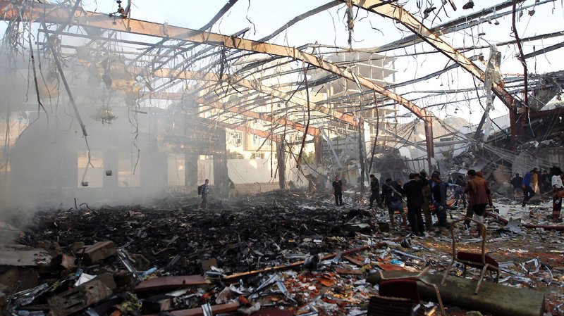 Yemen, Strage saudita al funerale: 9 morti