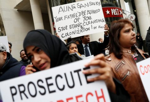 Londra:manifestazione in difesa dei musulmani Rohingya