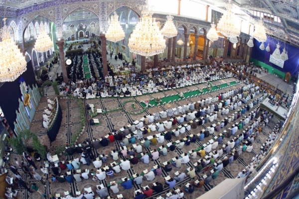 Recitazione collettiva del Corano al Santuario dell'Imam Huseyn(AS)
