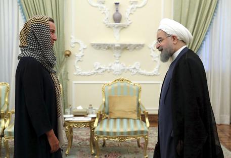 Insediamento Rohani, Mogherini a Teheran