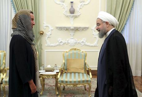 Insediamento Rohani, Mogherini a Teheran