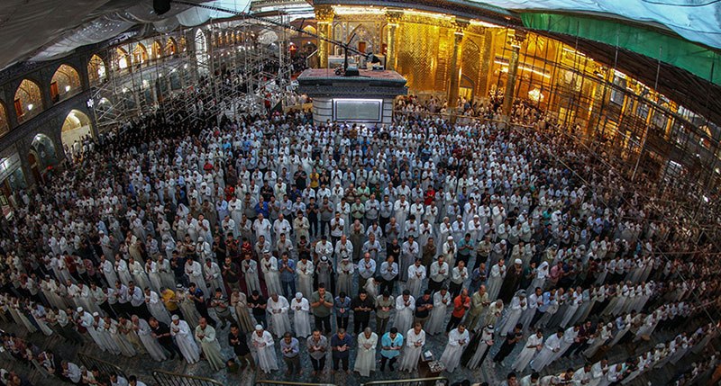Preghiera del Eid al-Adha a Karbala