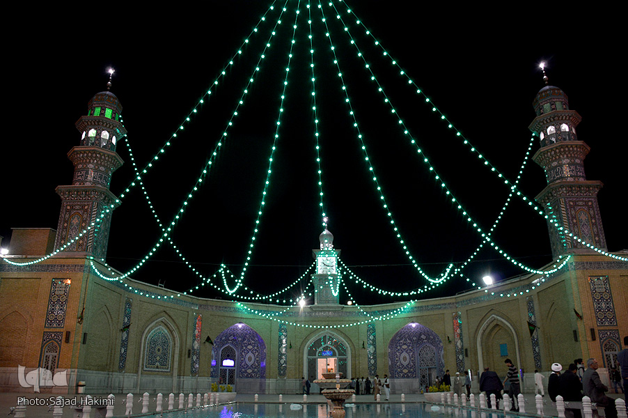 FOTO/Il mausoleo di Fatima Ma'suma durante le feste del mese di Sha'ban