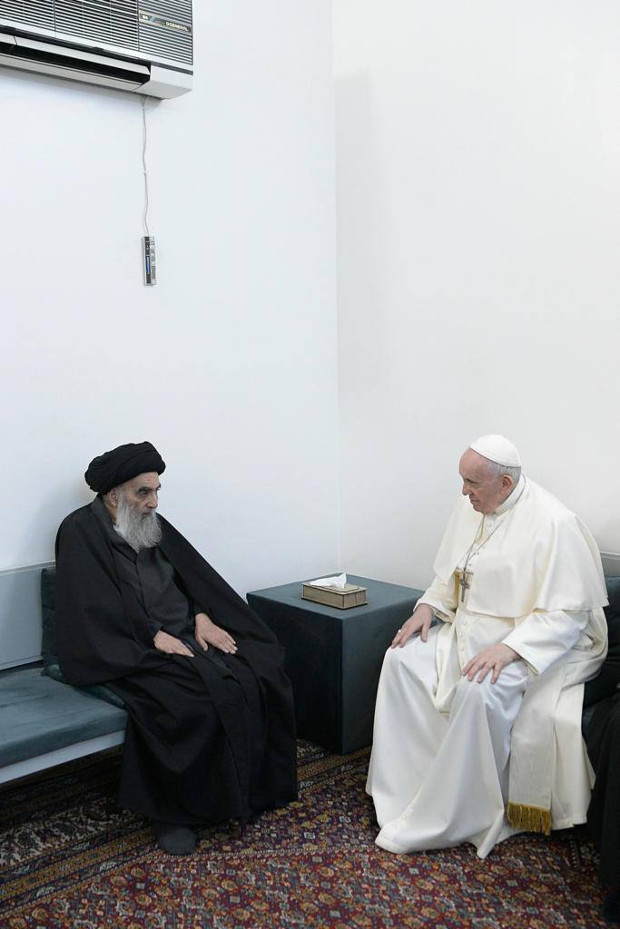 L’Ufficio dell’Ayatullah Sistani sull’incontro con Papa Francesco L’Ufficio dell’Ayatullah Sistani sull’incontro con Papa Francesco