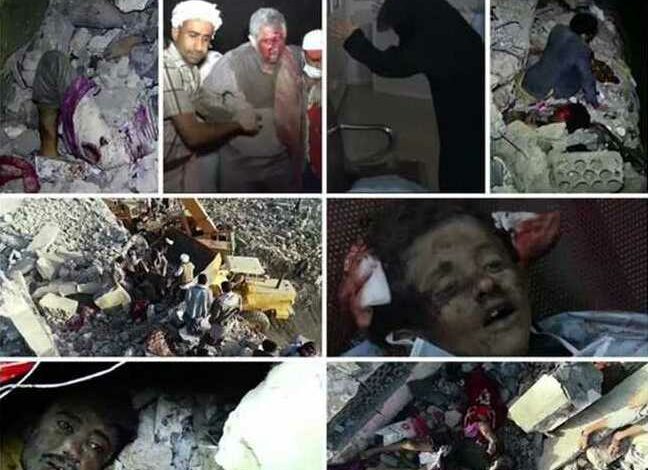Ansarullah condanna massacro saudita a Saada Ansarullah condanna massacro saudita a Saada