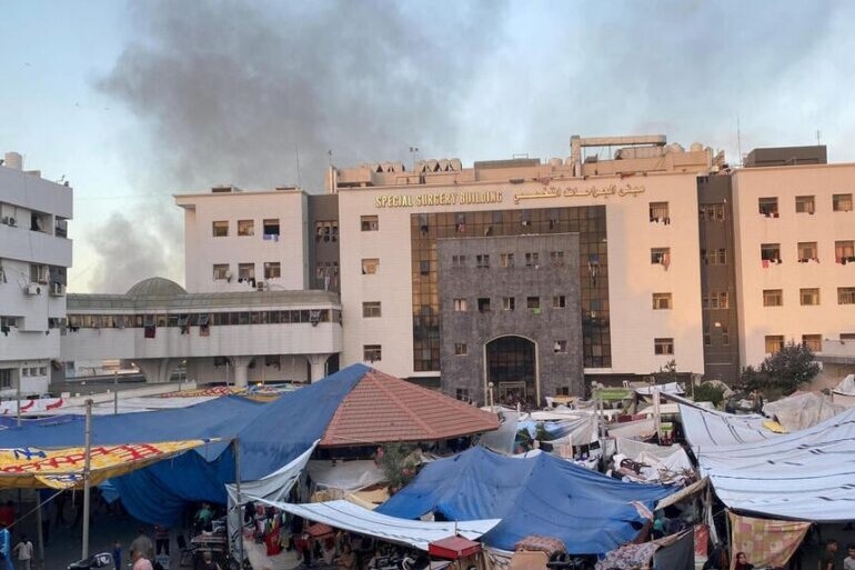 Crimini israeliani contro l’ospedale al-Shifa di Gaza Crimini israeliani contro l’ospedale al-Shifa di Gaza