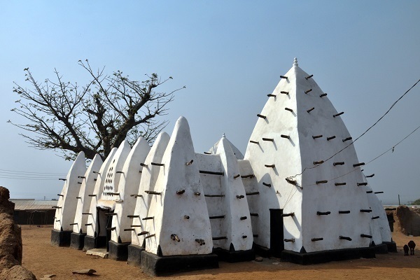 Moschea Larabanga del Ghana; La Mecca dell'Africa occidentale Moschea Larabanga del Ghana; La Mecca dell'Africa occidentale