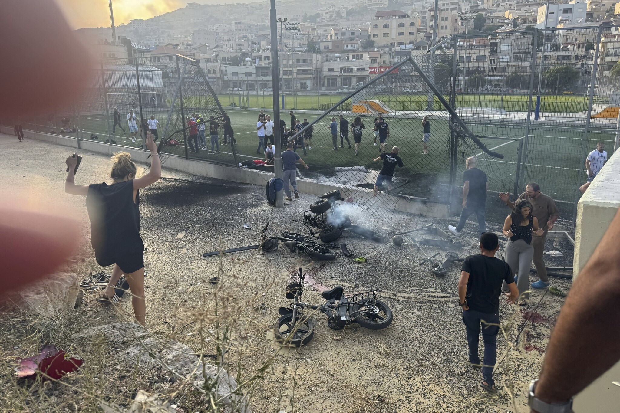 Majdal Shams, strage causata da missile israeliano