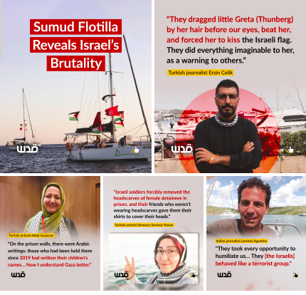 Attivisti della Global Sumud Flotilla aggrediti e umiliati dalle forze israeliane. Greta Thunberg “trattata in modo terribile” e “usata come