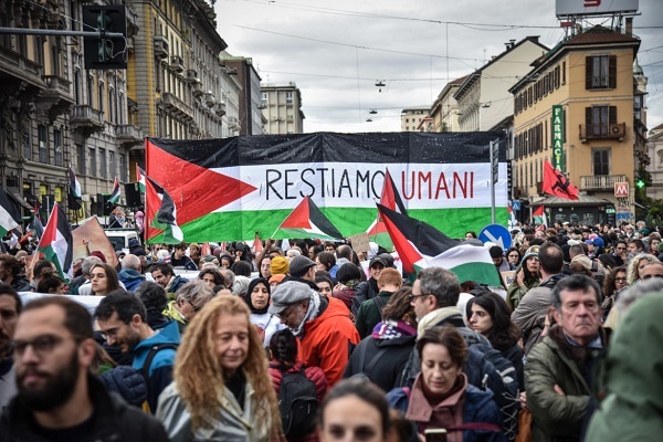 Italia, oltre 500.000 persone hanno marciato per Gaza
