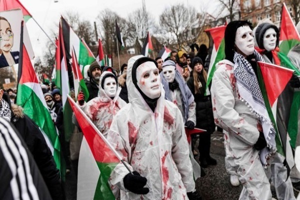 Raja Denmark menyokong rakyat Gaza dengan mengibarkan bendera Palestin + klip