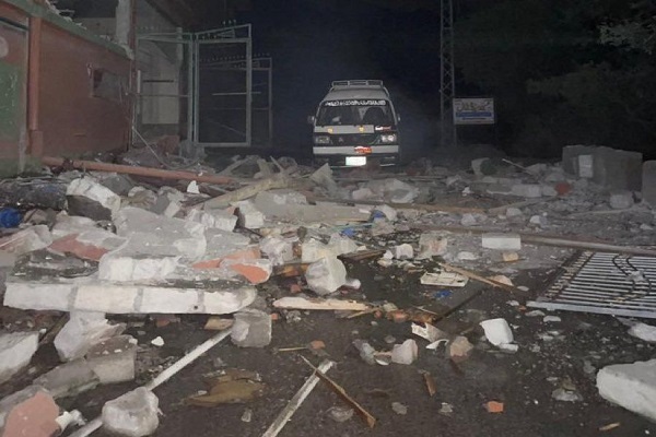Pengeboman dua masjid berikutan serangan India ke atas Pakistan