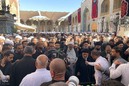 Upacara Pengebumian Isteri Ayatollah al-Uzma Sayyid Ali Sistani di Najaf