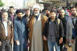 د پاکستان د شیعیانو لارښود د امام حسین علیه السلام د څلوېښتۍ یون کې ګډون