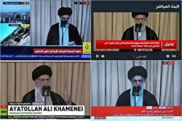 په سیمه او لویدیځو رسنیو  کښې د اسلامي انقلاب د مشر د جمعې لمانځه د خطبو انعکاس