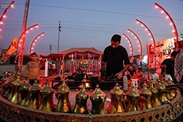 عراقي موکبونه؛ د حسینی اربعین زائرینو ته د میلمستیا لپاره تیار دي (انځورونه)