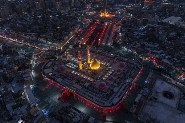 Cidade Santa de Karbala na véspera da Ashura