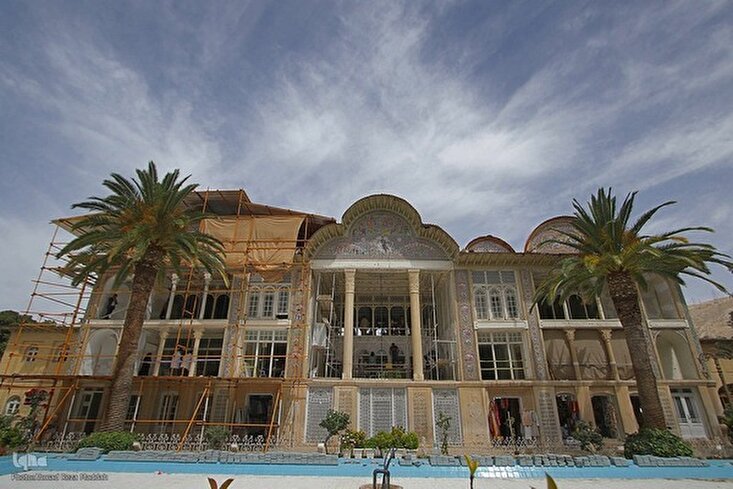 Restauração do Jardim Eram em Shiraz, Irã