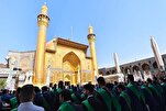 Em Fotos: Hasteamento da Bandeira de Ghadir no Santuário do Imam Ali(AS) em Najaf
