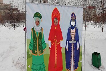 Москвичи облачились в хиджабе