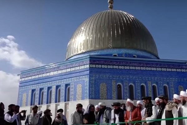 Открытие мечети, похожей на Купол Скалы, в Афганистане + видео