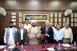 Подписание меморандума о сотрудничестве между университетом 'Джамаат аль-Мустафа' и Университетом Лахора