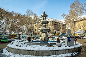 Холодная погода и чистое небо в Тегеране