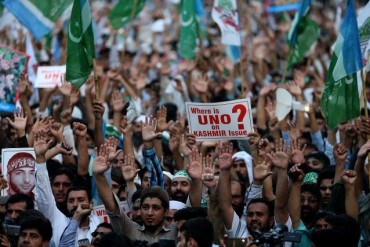 Pakistan'da Keşmir protestosu