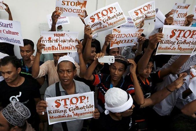 Geçen hafta Myanmar'dan 22 bin Müslüman kaçtı Geçen hafta Myanmar'dan 22 bin Müslüman kaçtı