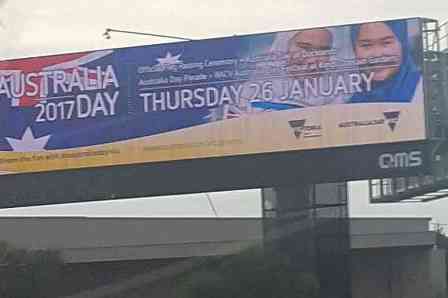 İslam düşmanlığı i 'Avustralya milli bayramı' billboardlarına da yansıdı