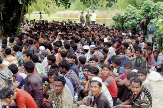 Uzak bir adada Myanmar Müslümanlarına konaklama yeri