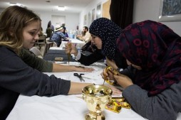 New York Manhattan'da İslamı tanıma standı kuruldu New York Manhattan'da İslamı tanıma standı kuruldu